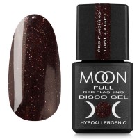 Светоотражающий Disсo Gel Moon Full Red Flashing № FD10, 8 мл