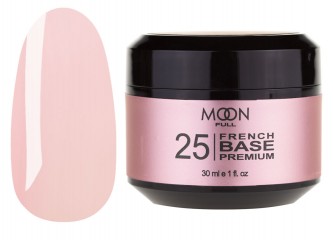 База для нігтів Moon Full Base French Premium №25 світло-рожевий 30 мл