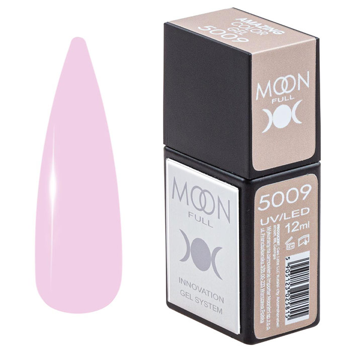 Гель-лак Moon Full Amazing Color Gel polish № 5009, 12 мл