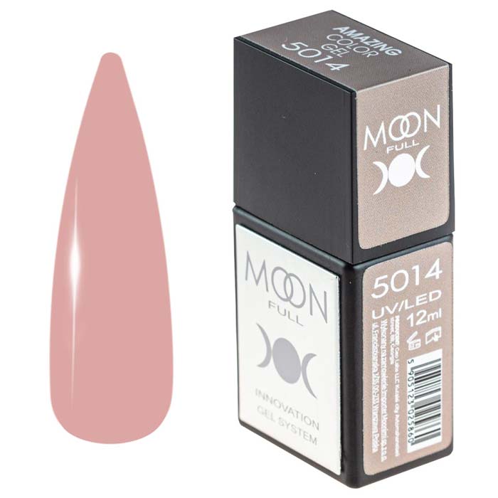 Гель-лак Moon Full Amazing Color Gel polish 12 мл № 5014, 5905123025860