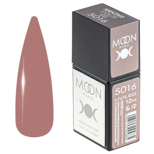 Гель-лак Moon Full Amazing Color Gel polish № 5016, 12 мл
