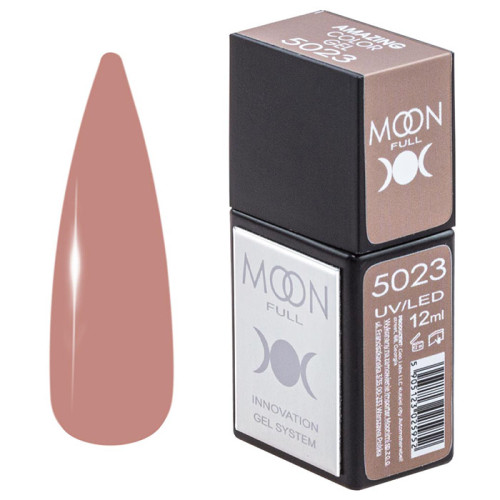 Гель-лак Moon Full Amazing Color Gel polish № 5023, 12 мл