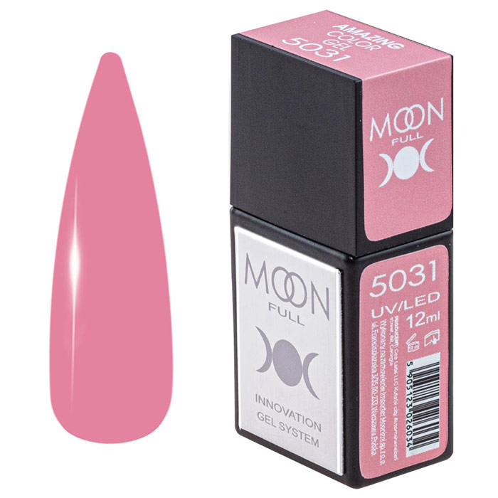 Гель-лак Moon Full Amazing Color Gel polish 12 мл № 5031, 5905123026034