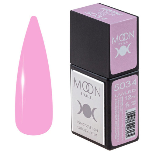 Гель-лак Moon Full Amazing Color Gel polish № 5034, 12 мл
