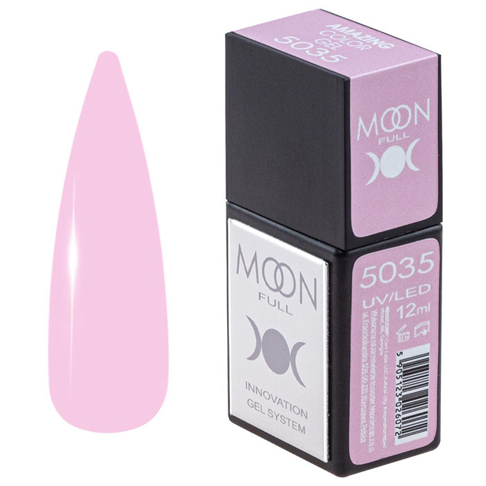 Гель-лак Moon Full Amazing Color Gel polish 12 мл № 5035, 5905123026072