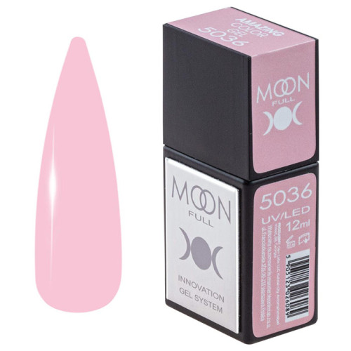 Гель-лак Moon Full Amazing Color Gel polish № 5036, 12 мл