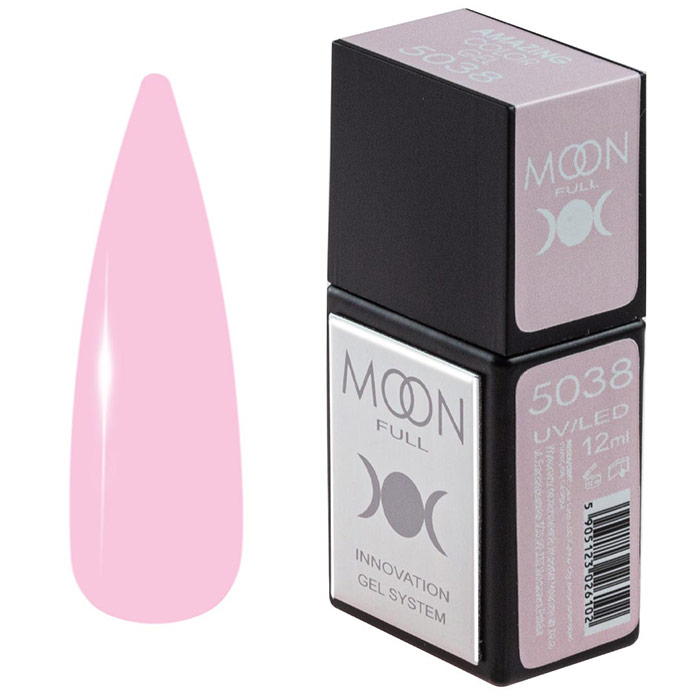 Гель-лак Moon Full Amazing Color Gel polish 12 мл № 5038, 5905123026102