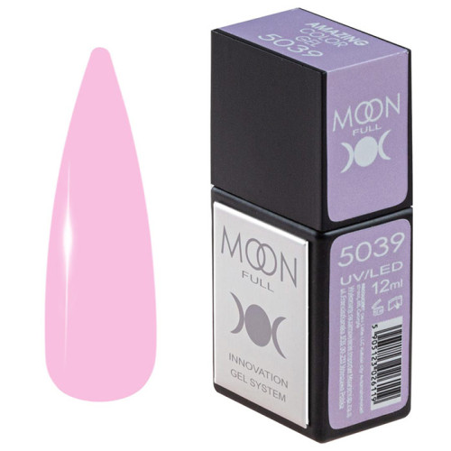 Гель-лак Moon Full Amazing Color Gel polish № 5039, 12 мл