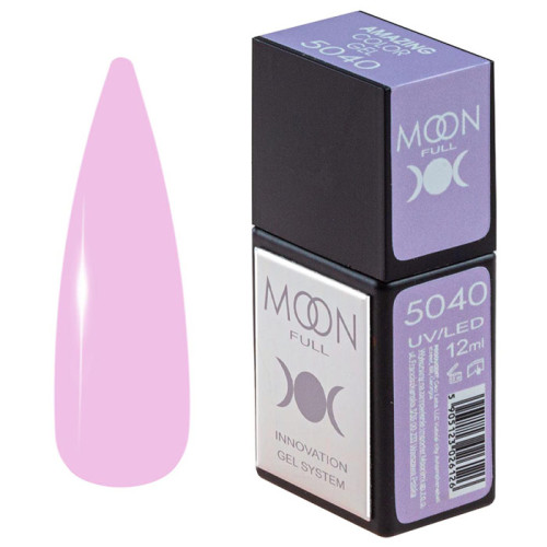 Гель-лак Moon Full Amazing Color Gel polish № 5040, 12 мл