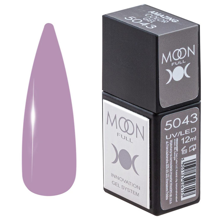 Гель-лак Moon Full Amazing Color Gel polish 12 мл № 5043, 5905123026157
