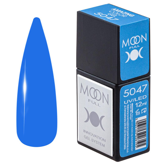 Гель-лак Moon Full Amazing Color Gel polish 12 мл № 5047, 5905123026195