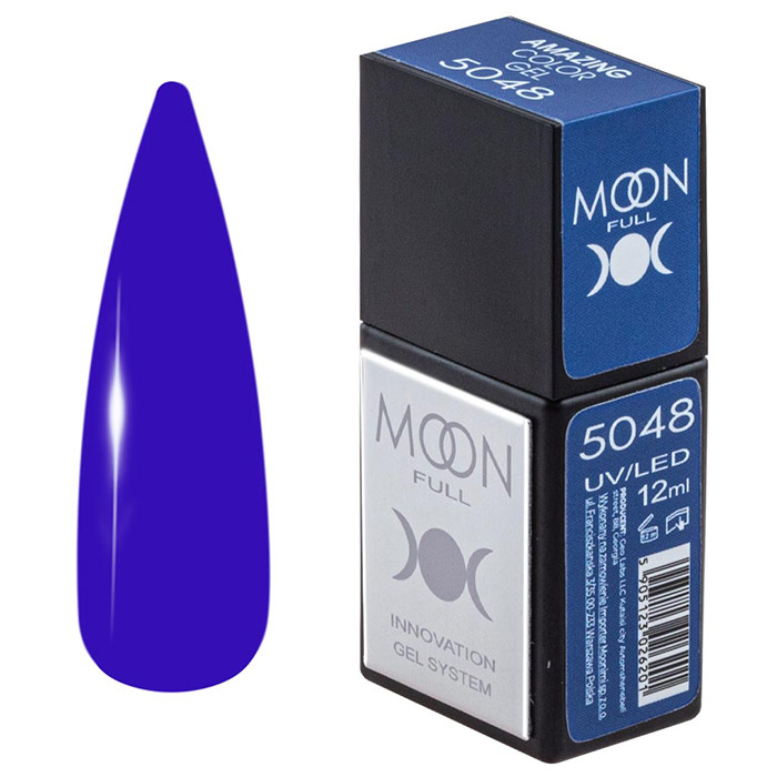 Гель-лак Moon Full Amazing Color Gel polish 12 мл № 5048, 5905123026201