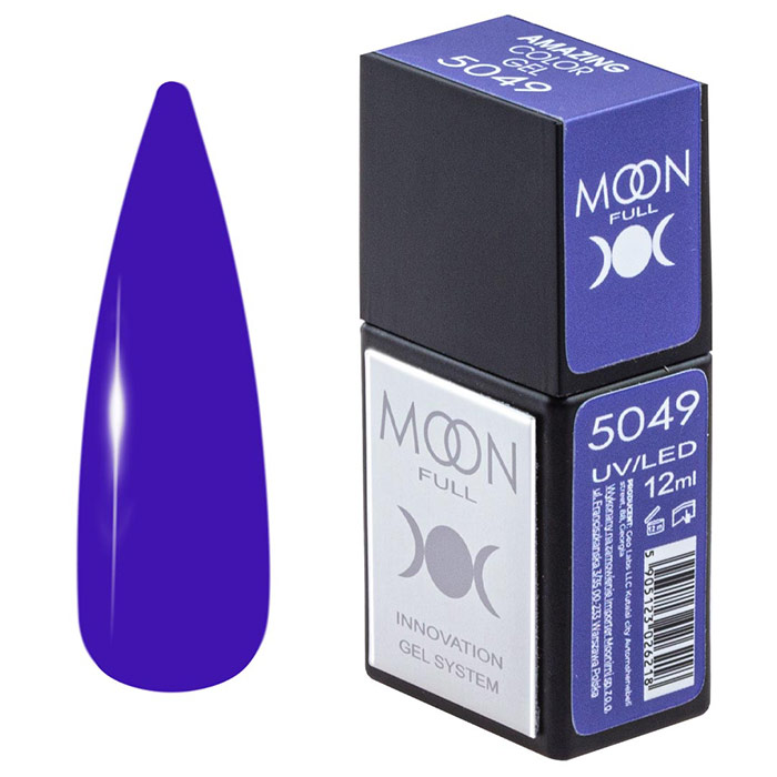 Гель-лак Moon Full Amazing Color Gel polish 12 мл № 5049, 5905123026218