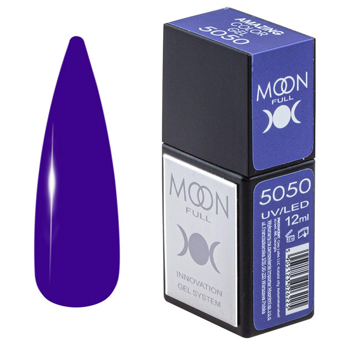 Гель-лак Moon Full Amazing Color Gel polish № 5050, 12 мл