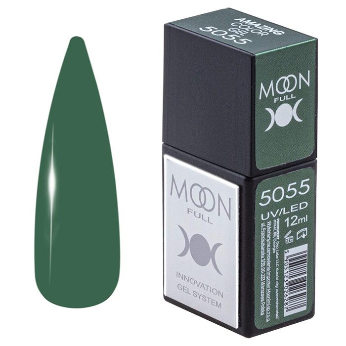Гель-лак Moon Full Amazing Color Gel polish 12 мл № 5055, 5905123026287