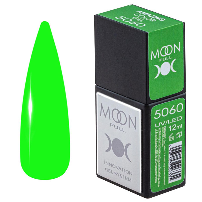 Гель-лак Moon Full Amazing Color Gel polish 12 мл № 5060, 5905123026331