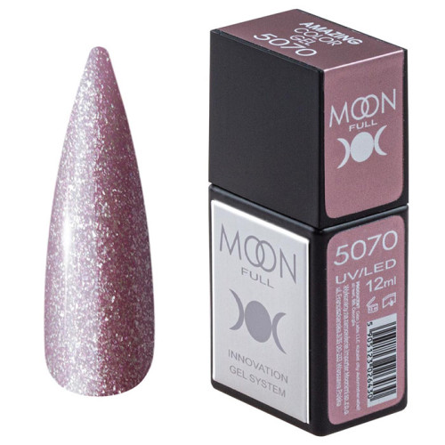 Гель-лак Moon Full Amazing Color Gel polish № 5070, 12 мл