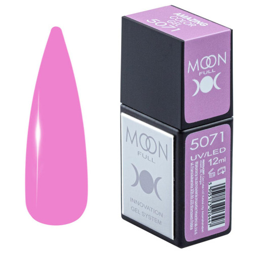 Гель-лак Moon Full Amazing Color Gel polish 12 мл № 5071, 5905123026447