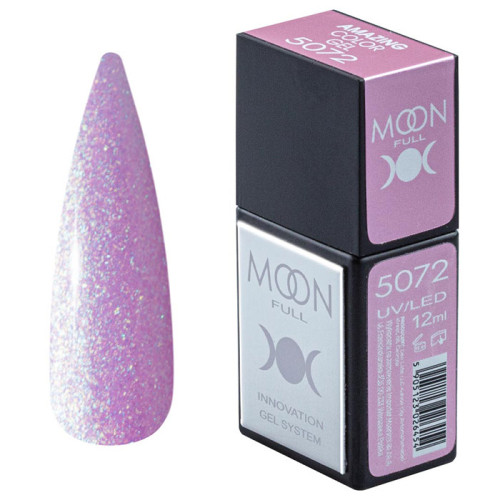 Гель-лак Moon Full Amazing Color Gel polish № 5072, 12 мл