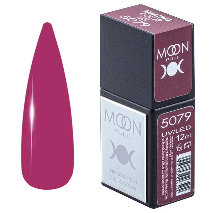 Гель-лак Moon Full Amazing Color Gel polish 12 мл № 5079, 5905123026515