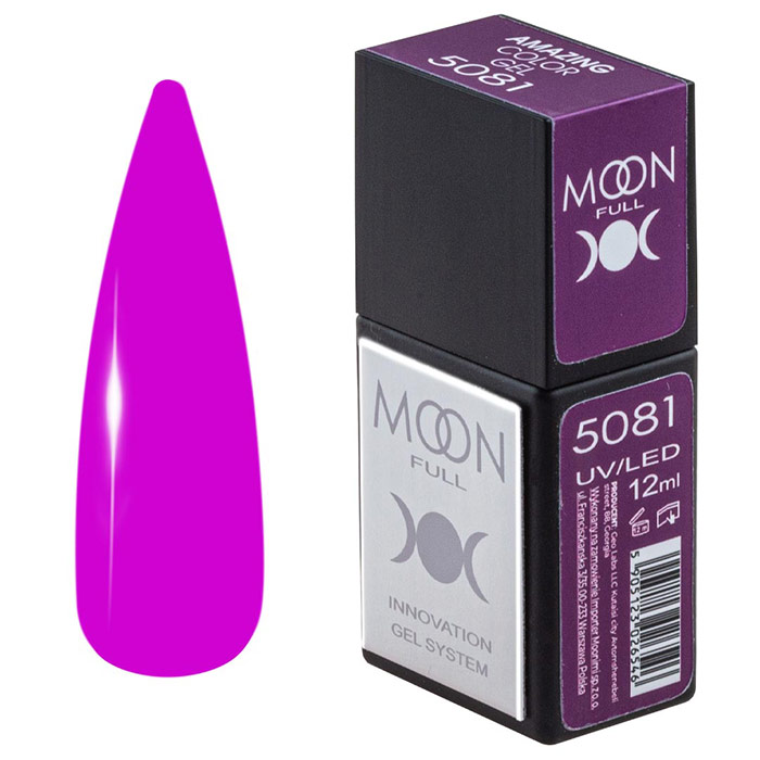 Гель-лак Moon Full Amazing Color Gel polish № 5081, 12 мл
