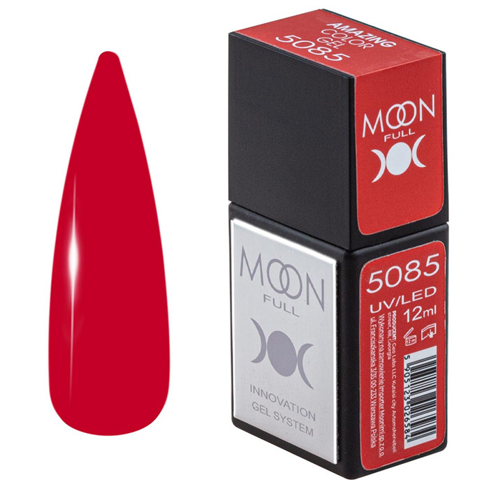 Гель-лак Moon Full Amazing Color Gel polish 12 мл № 5085, 5905123026577