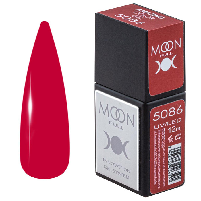 Гель-лак Moon Full Amazing Color Gel polish 12 мл № 5086, 5905123026584