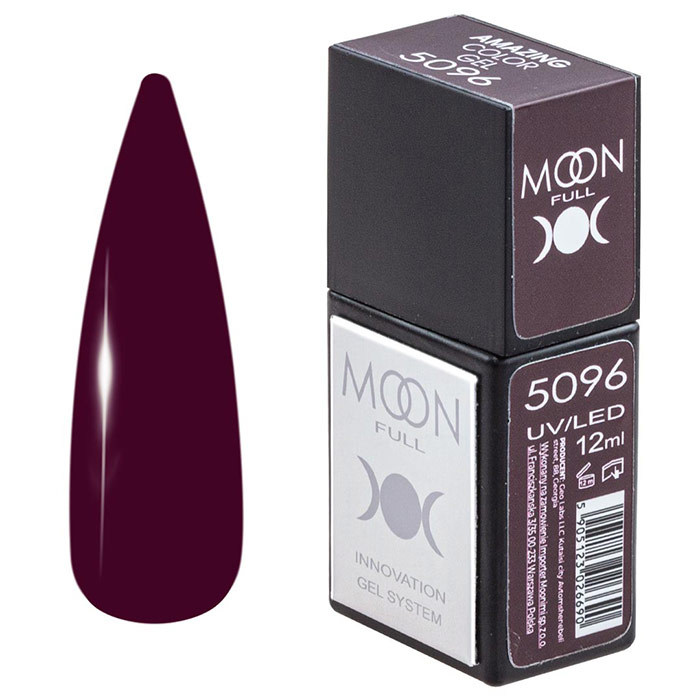 Гель-лак Moon Full Amazing Color Gel polish 12 мл № 5096, 5905123026683