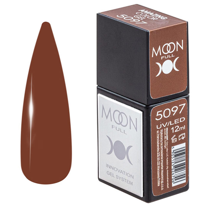 Гель-лак Moon Full Amazing Color Gel polish 12 мл № 5097, 5905123026690