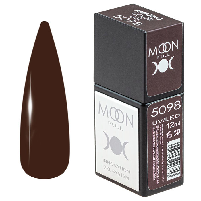 Гель-лак Moon Full Amazing Color Gel polish 12 мл № 5098, 5905123026706