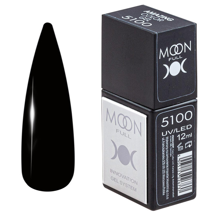 Гель-лак Moon Full Amazing Color Gel polish 12 мл № 5100, 5905123026720