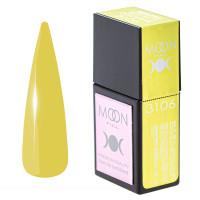 Кольорова база для нігтів Moon Full Amazing Tutti Frutti № 3106 ніжно-жовта, 12 мл