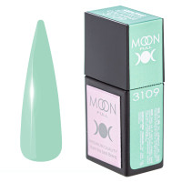 Кольорова база для нігтів Moon Full Amazing Tutti Frutti № 3109 пастельно-зелена, 12 мл