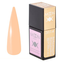 Кольорова база для нігтів Moon Full Amazing Tutti Frutti № 3114 ніжно-персикова, 12 мл