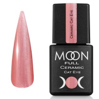 Гель лак Moon Full Ceramic Cat Eye gel №SC534 Малиновая роса, 8 мл