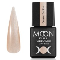 Гель лак Moon Full Ceramic Cat Eye gel №SC535 Шампанський шовк, 8 мл