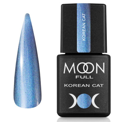 Гель-лак Moon Full Korean Cat №02 Ледяной Голубой, 8 мл