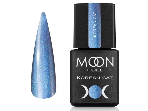 Гель-лак Moon Full Korean Cat №02 Ледяной Голубой, 8 мл