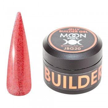 Гель-желе для нарощування нігтів Moon Full Jelly Builder Gel № JBG 20