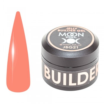 Гель-желе для нарощування нігтів Moon Full Jelly Builder Gel № JBG 21