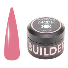 Гель-желе для нарощування нігтів Moon Full Jelly Builder Gel № JBG 24