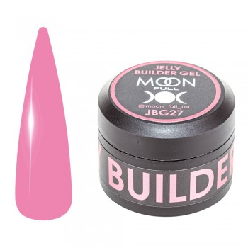 Гель-желе для нарощування нігтів Moon Full Jelly Builder Gel № JBG 27