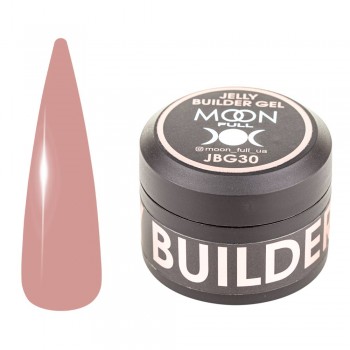 Гель-желе для нарощування нігтів Moon Full Jelly Builder Gel № JBG 30