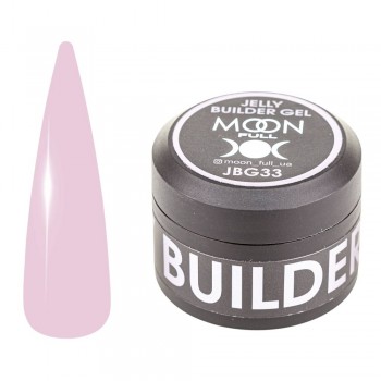 Гель-желе для нарощування нігтів Moon Full Jelly Builder Gel № JBG 33