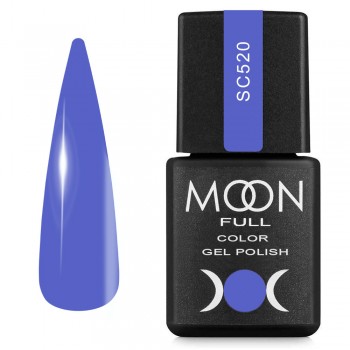 Гель-лак MOON FULL color Gel polish № SC 520 світло-фіолетовий, 8 мл