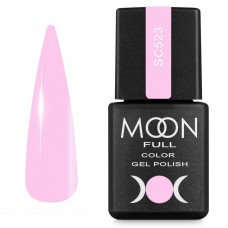 Гель-лак MOON FULL color Gel polish № SC 523 рожевий, 8 мл
