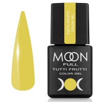Гель лак Moon Full Tutti Frutti Color Gel №924 светло-желтый, 8 мл