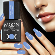 Гель лак Moon Full Tutti Frutti Color Gel №929 світло-синій, 8 мл