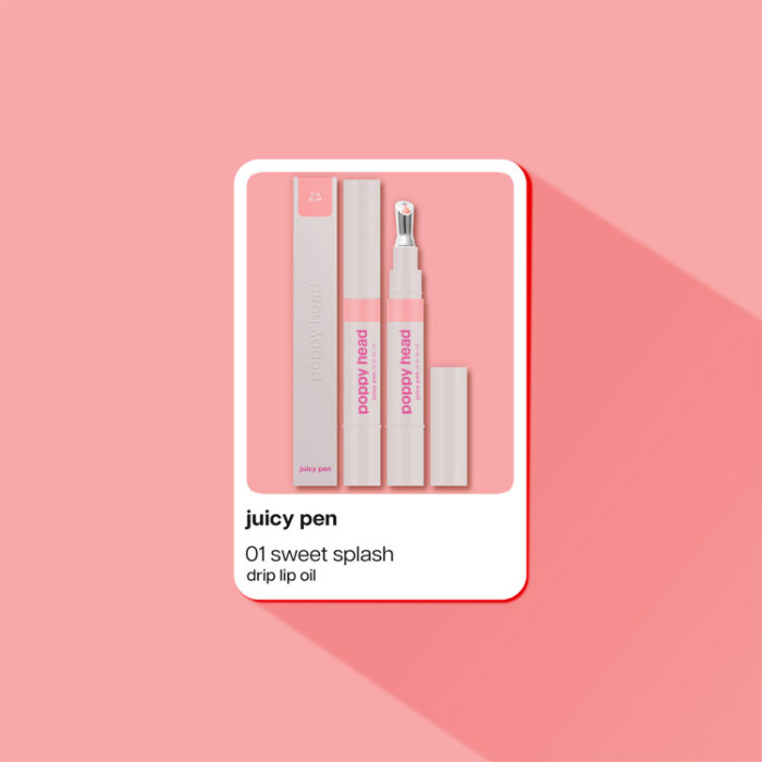 Олія для губ POPPY HEAD Juicy Pen Drip, 01 Sweet Splash, 5903843265122