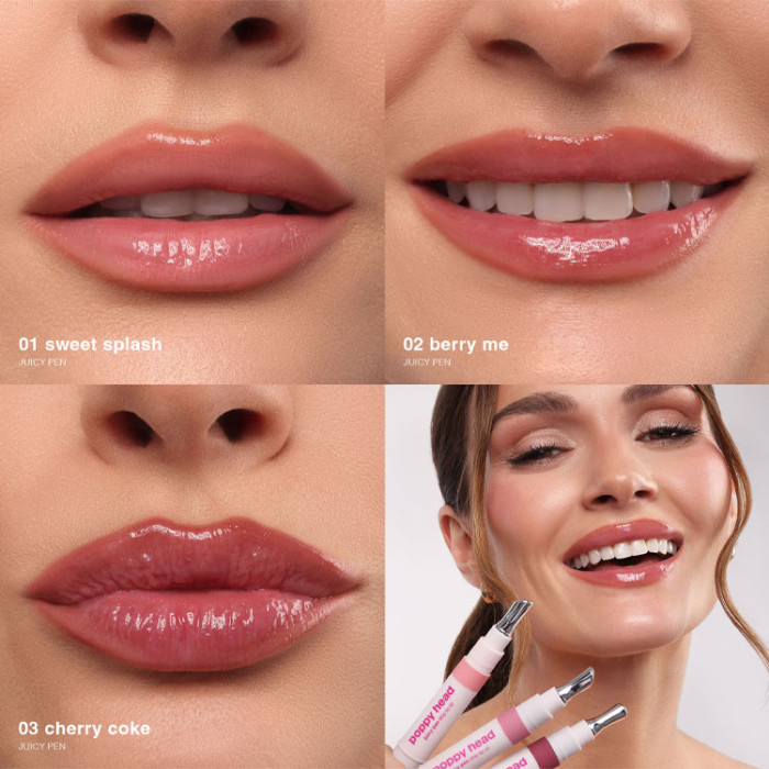 Олія для губ POPPY HEAD Juicy Pen Drip, 03 Cherry Coke, 5903843265146